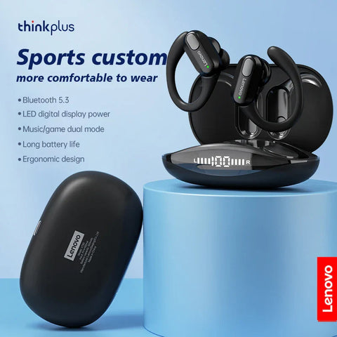 Sports Wireless Earphones LED Power Display HiFi Stereo Sound Bluetooth Headphones